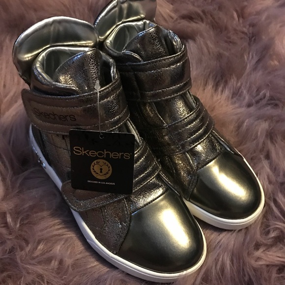 skechers metallic sneakers